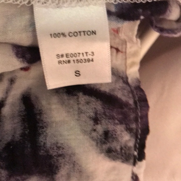 Japanese print Off shoulder Blouse - Picture 8 of 11